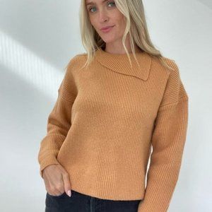 Six Fifty Rae Fold Over Sweater Size Small